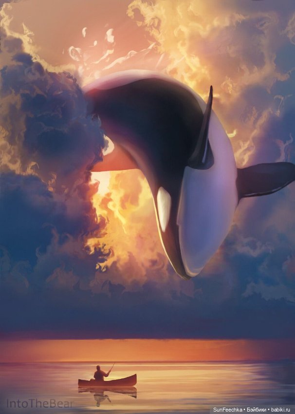 Киты в искусстве — Живопись и графика: творчество художников
