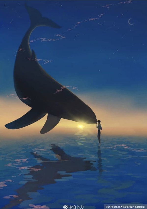 Киты в искусстве — Живопись и графика: творчество художников