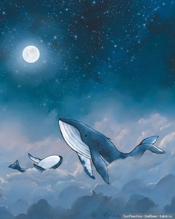Киты в искусстве — Живопись и графика: творчество художников (фото 9)