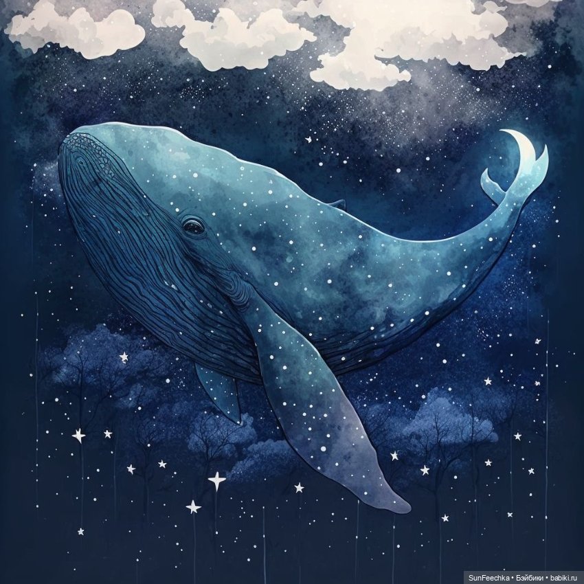 Киты в искусстве — Живопись и графика: творчество художников