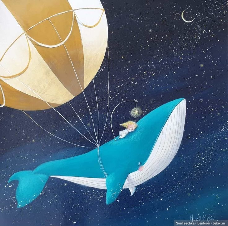 Киты в искусстве — Живопись и графика: творчество художников (фото 7)