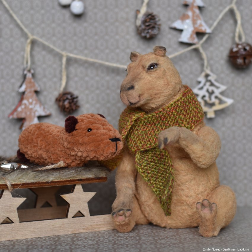 Капибара для капибары — Домашние фото авторских игрушек: Тедди (фото 3)