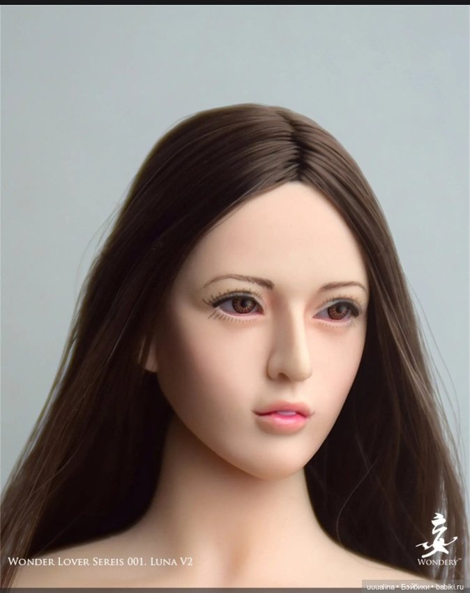 ООАК моего авторства экшен голова Luna V.2 на теле Менгф