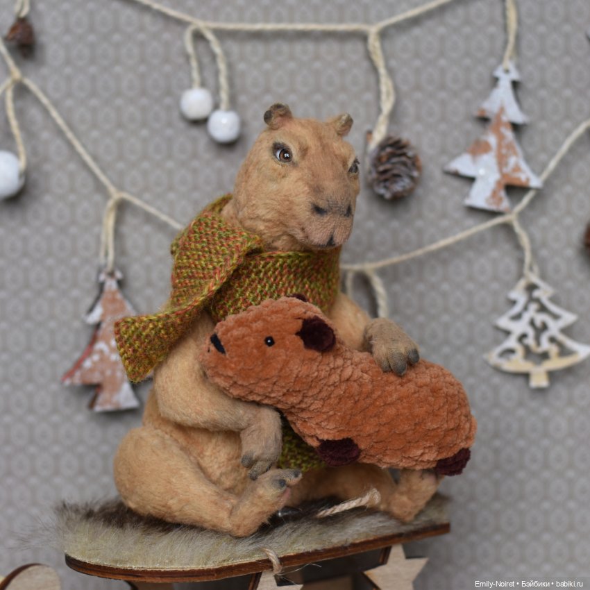 Капибара для капибары — Домашние фото авторских игрушек: Тедди