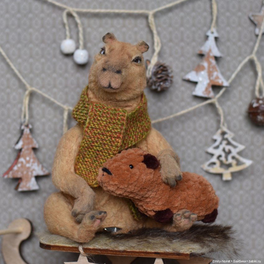 Капибара для капибары — Домашние фото авторских игрушек: Тедди (фото 6)