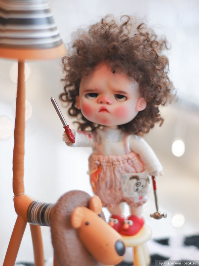 Рикардо — Авторские миниатюрные куклы: лепка (фото 6)