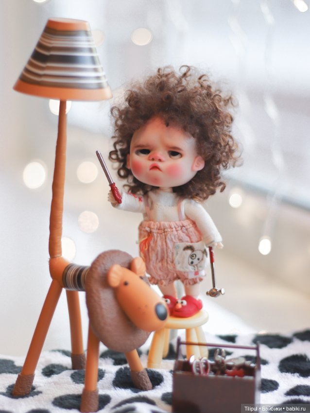 Рикардо — Авторские миниатюрные куклы: лепка