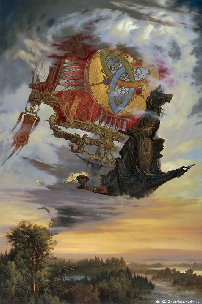 Художник Александр Угланов. Русь былинная