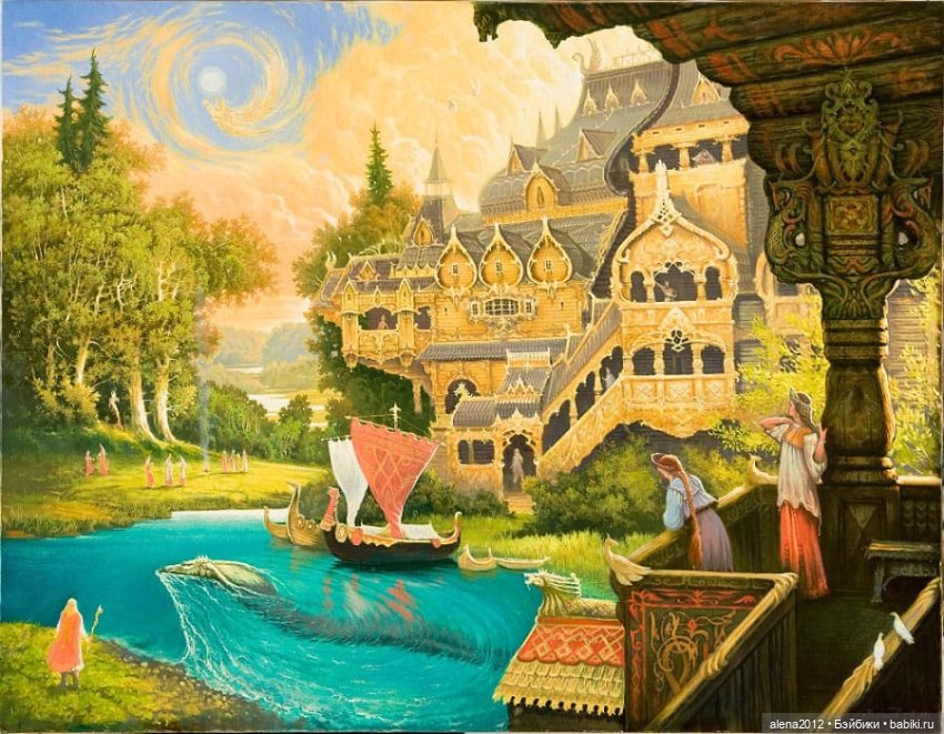 Художник Александр Угланов. Русь былинная