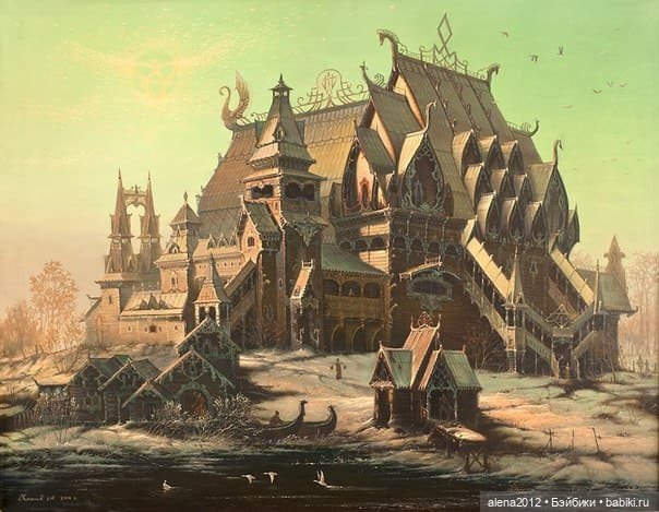 Художник Александр Угланов. Русь былинная