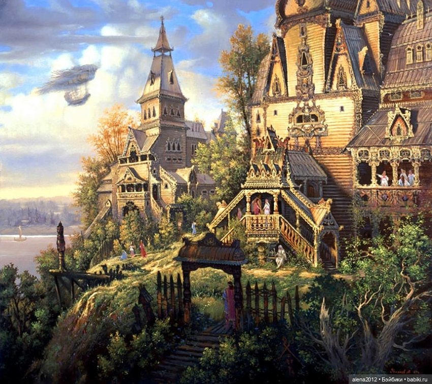 Художник Александр Угланов. Русь былинная