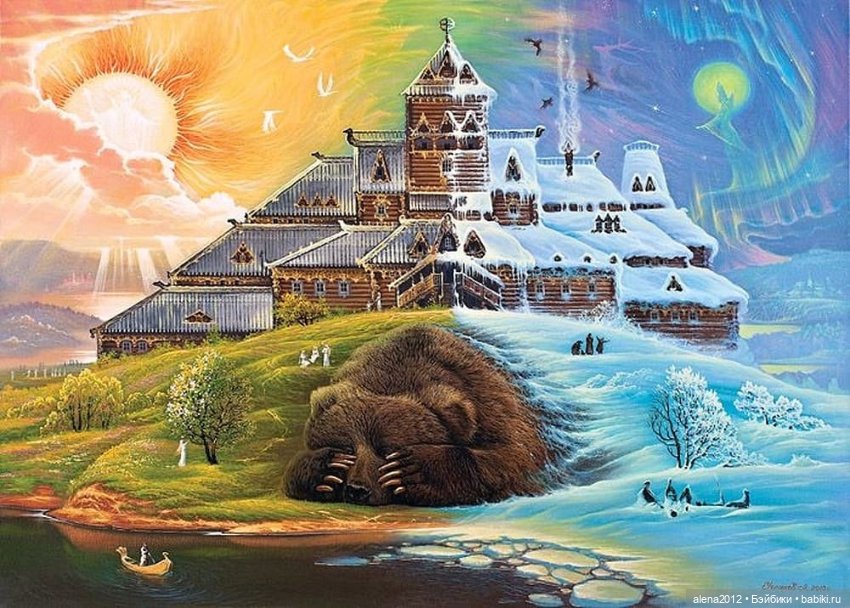 Художник Александр Угланов. Русь былинная