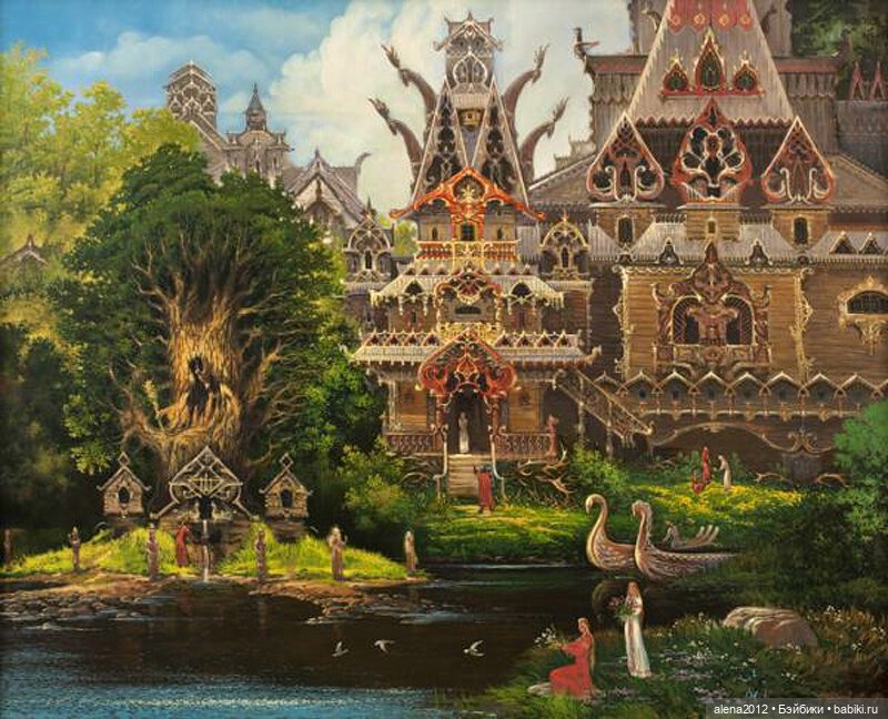 Художник Александр Угланов. Русь былинная