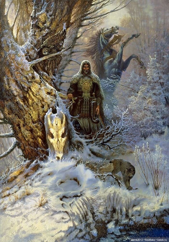 Художник Александр Угланов. Русь былинная