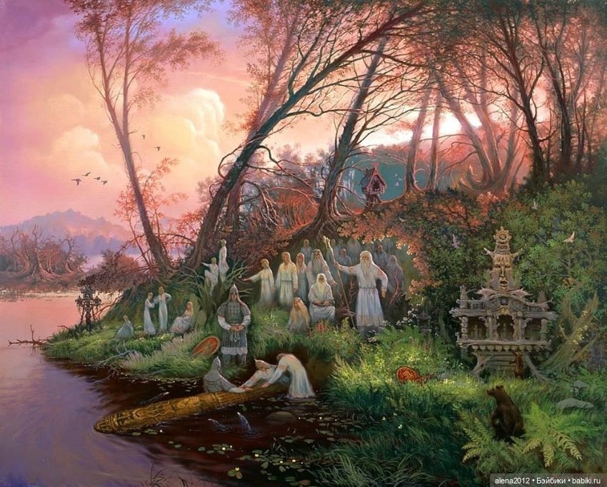 Художник Александр Угланов. Русь былинная