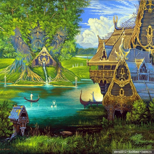 Художник Александр Угланов. Русь былинная