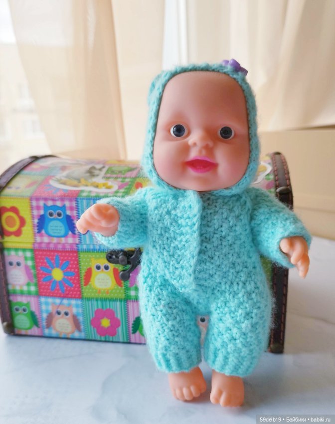 Наряд для китайского пупсика из новой пряжи (фото 5)