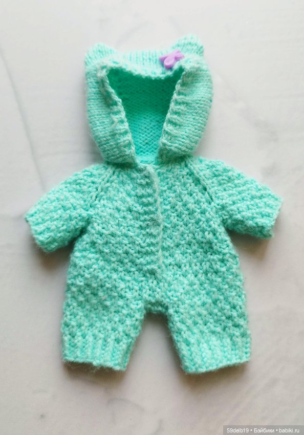 Наряд для китайского пупсика из новой пряжи (фото 7)