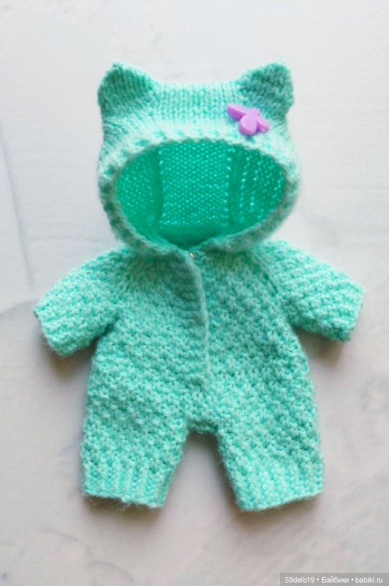 Наряд для китайского пупсика из новой пряжи (фото 6)