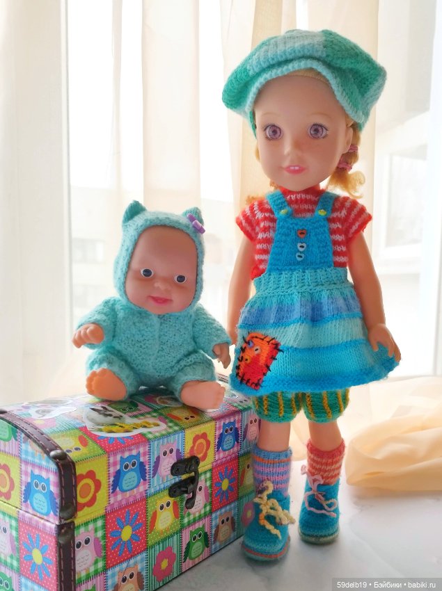 Наряд для китайского пупсика из новой пряжи (фото 10)