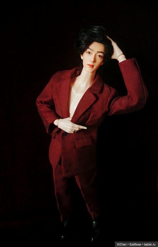 Сяо Чжань в красном — Портретные куклы знаменитостей: звезды кино (фото 4)