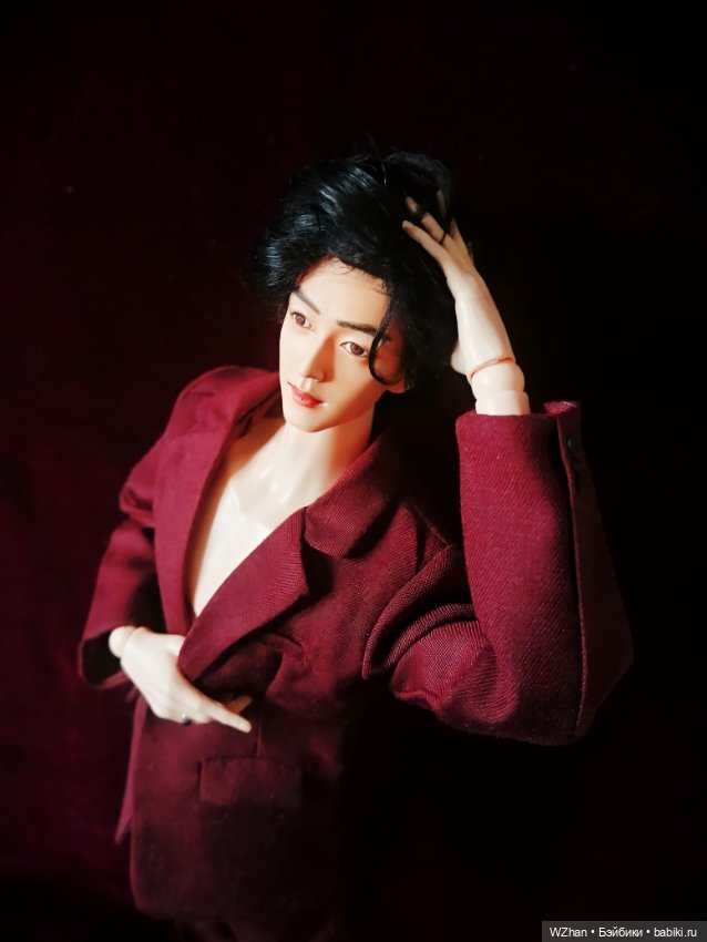 Сяо Чжань в красном — Портретные куклы знаменитостей: звезды кино (фото 5)