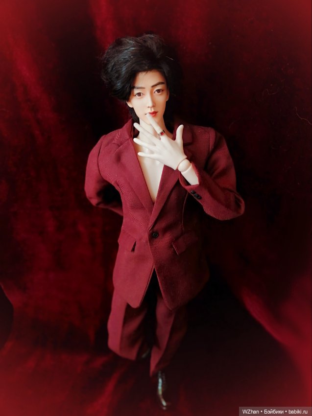 Сяо Чжань в красном — Портретные куклы знаменитостей: звезды кино (фото 8)