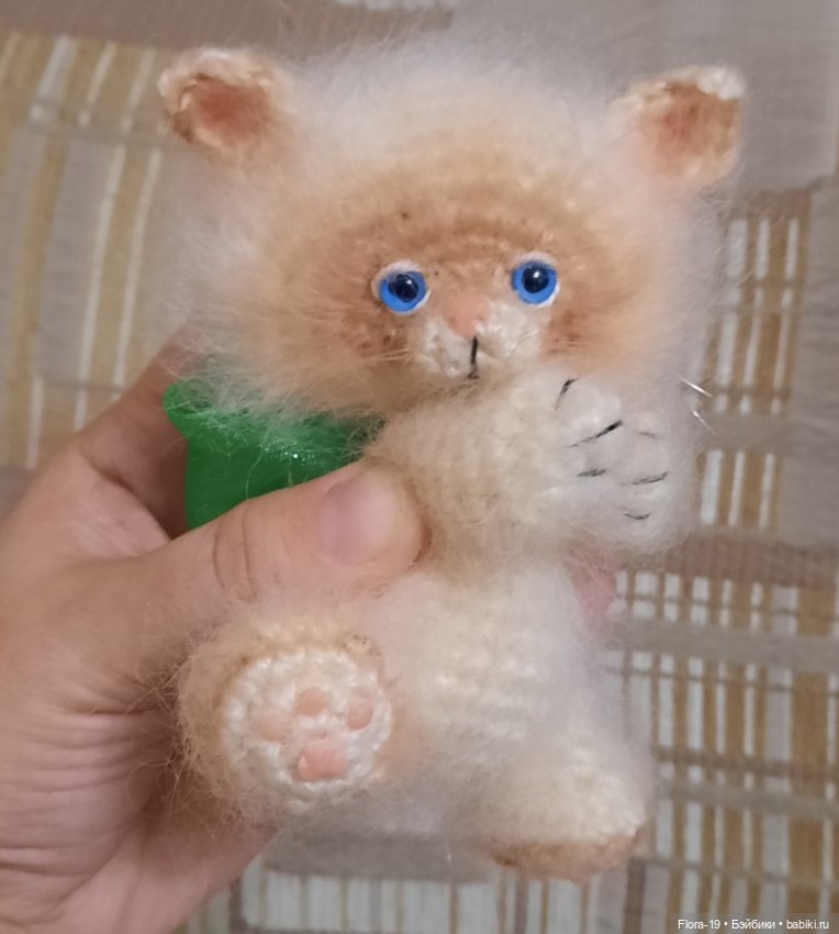 Котик Персик — Вязаные игрушки и амигуруми: крючком (фото 6)