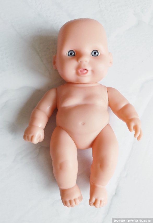 Наряд из пряжи "Карамелька" для китайского пупса