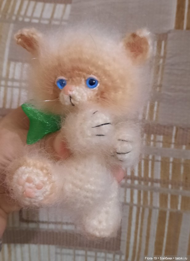 Котик Персик — Вязаные игрушки и амигуруми: крючком (фото 3)