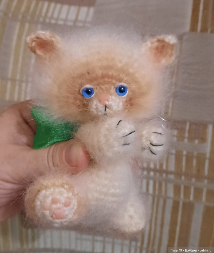 Котик Персик — Вязаные игрушки и амигуруми: крючком