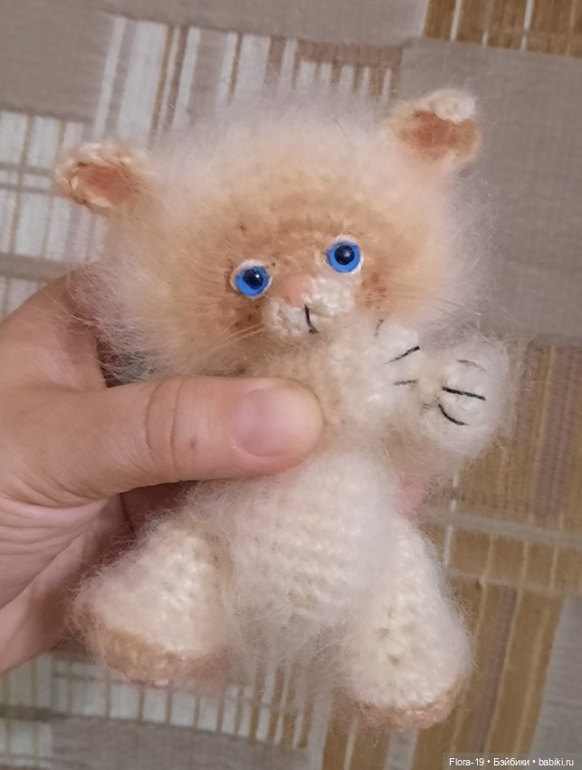 Котик Персик — Вязаные игрушки и амигуруми: крючком (фото 2)