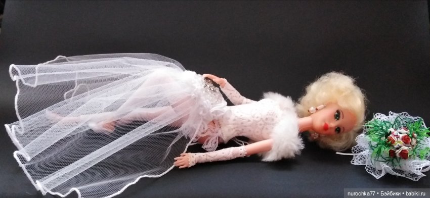 Коллаб Свадьба. Невеста — Одежда и обувь для кукол своими руками: фото (фото 10)