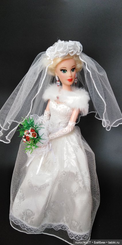 Коллаб Свадьба. Невеста — Одежда и обувь для кукол своими руками: фото