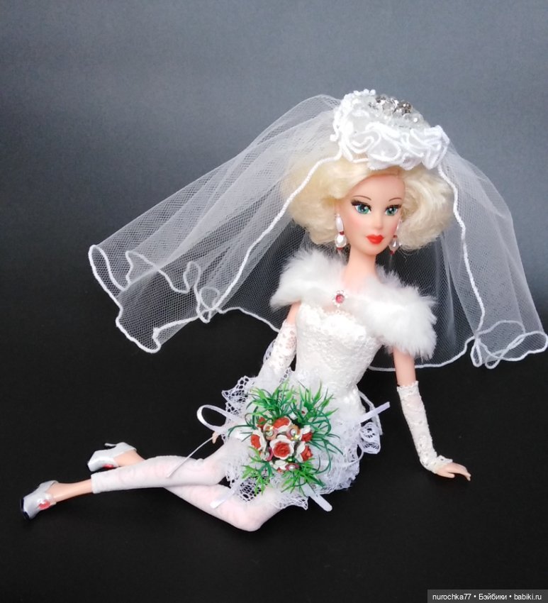 Коллаб Свадьба. Невеста — Одежда и обувь для кукол своими руками: фото