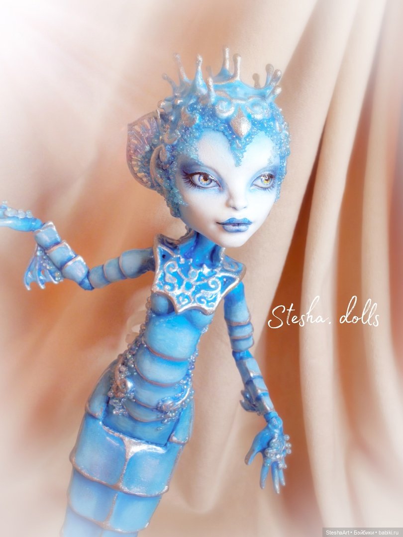 Русалка, морской конек. ООАК МХ (фото 8)