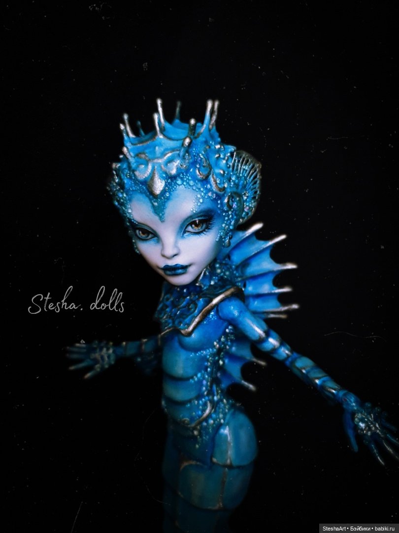 Русалка, морской конек. ООАК МХ (фото 3)