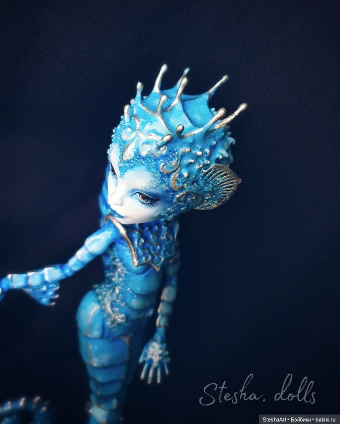 Русалка, морской конек. ООАК МХ (фото 4)