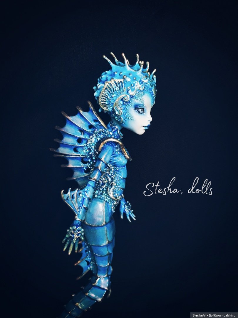 Русалка, морской конек. ООАК МХ (фото 5)