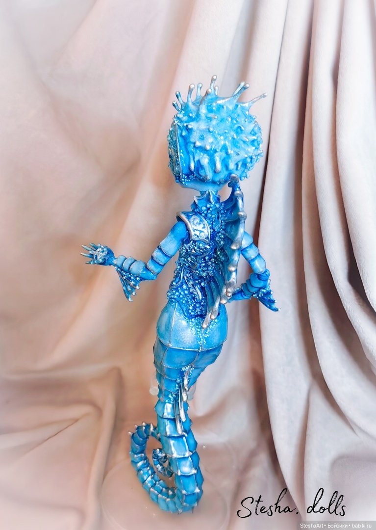 Русалка, морской конек. ООАК МХ (фото 9)