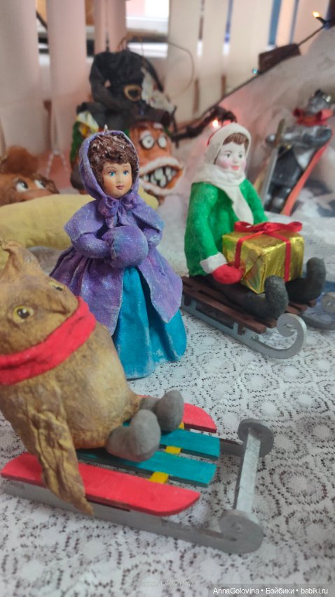 Старый Новый Год. Ватные игрушки. Саратов. Библиотека (фото 2)