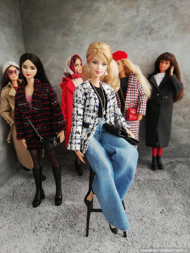 Зимняя коллекция — Одежда и обувь для кукол своими руками: фото