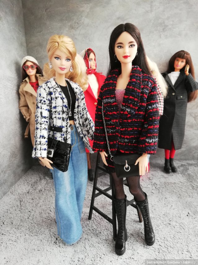 Зимняя коллекция — Одежда и обувь для кукол своими руками: фото