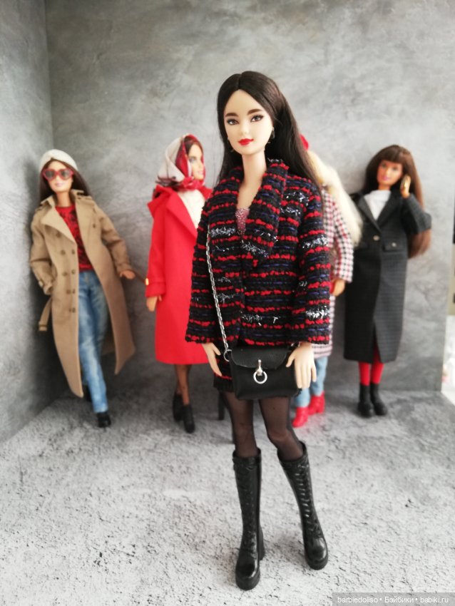 Зимняя коллекция — Одежда и обувь для кукол своими руками: фото