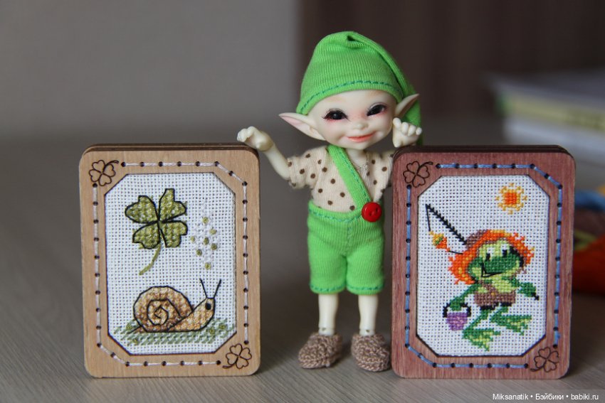 Как мы с куклятами подарки делали