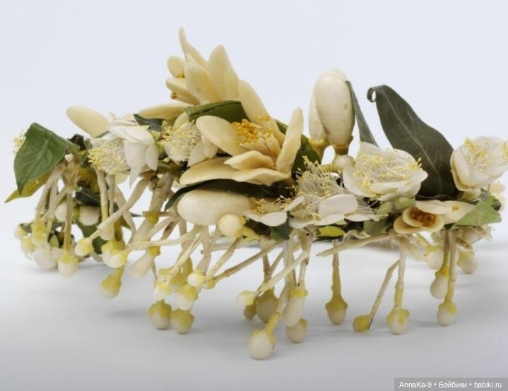 Венки для антикварных кукол