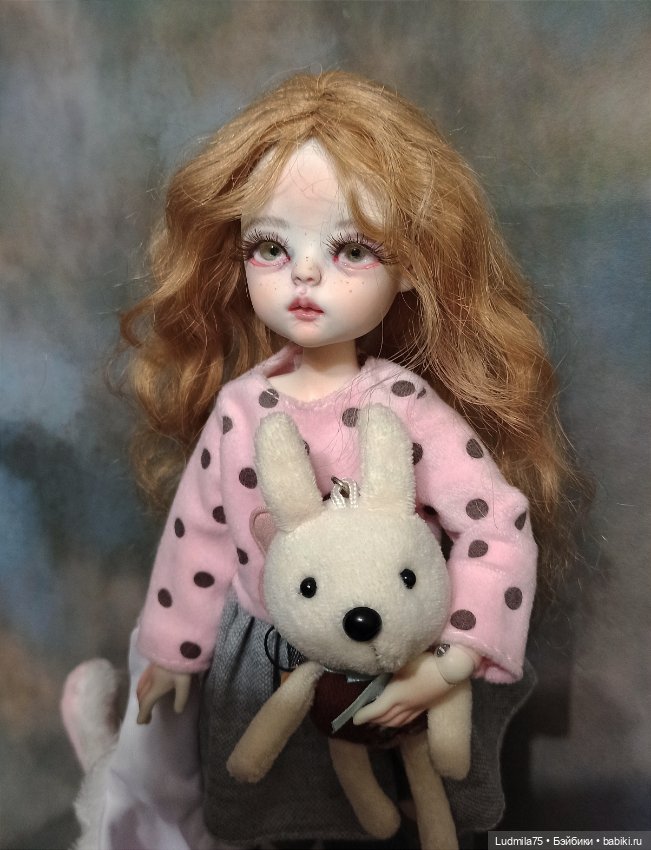 Зайка с зайкой — Авторские шарнирные куклы своими руками: лепка