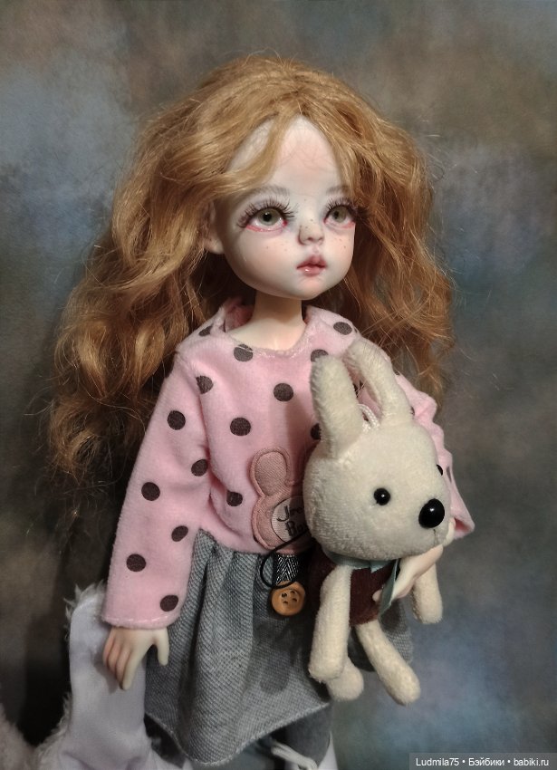 Зайка с зайкой — Авторские шарнирные куклы своими руками: лепка