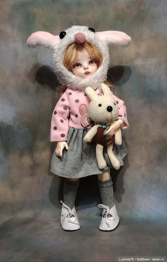 Зайка с зайкой — Авторские шарнирные куклы своими руками: лепка