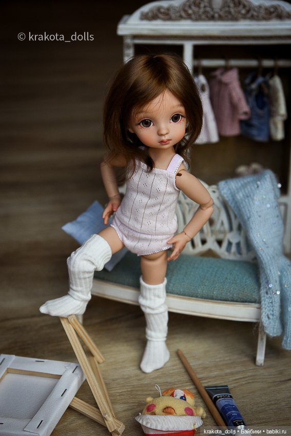 Кокобини новая детка — ООАК и репейнт игровых кукол: Bratz (фото 9)